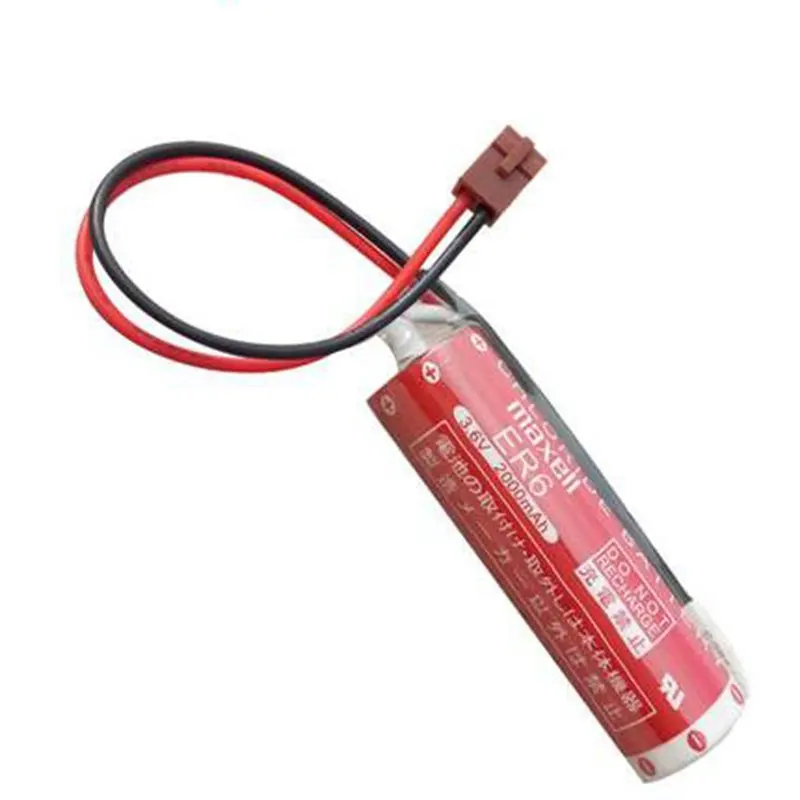 Peças dos acessórios da bateria de lítio do plc de 1pce er6 3.6v 2000mah