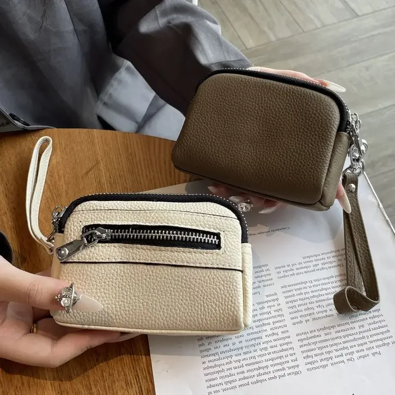 

Wallets for Women Simplicity Solid Colour Zip Coin Purse Fashion Casual Designer Luxury Pu Leather Bags for Women Trend 2024