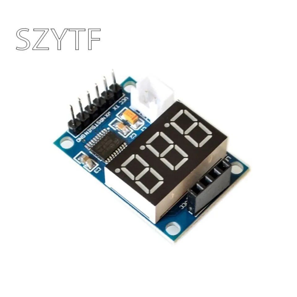 Ultrasonic Ranging Module HCSR04 Test Board Serial Output Digital Tube Display Rangefinder