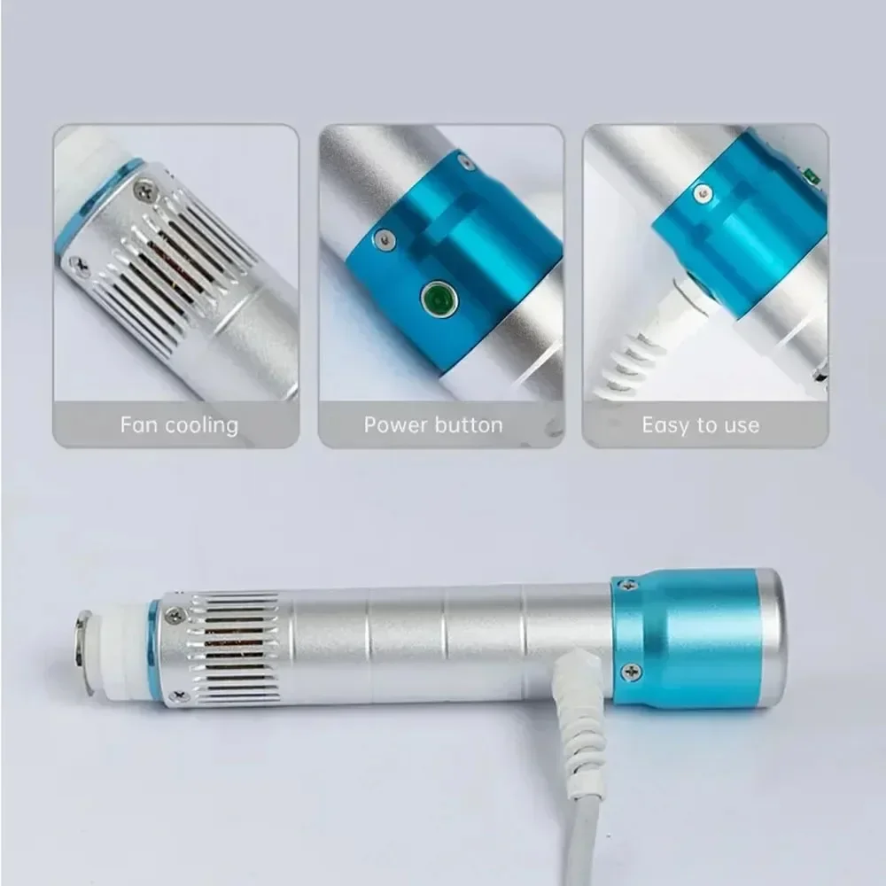 Portable Physical Therapy Equipment ED Electromagnetic Extracorporeal Shock Wave Therapy Machine Pain Relief Body Relax Massager