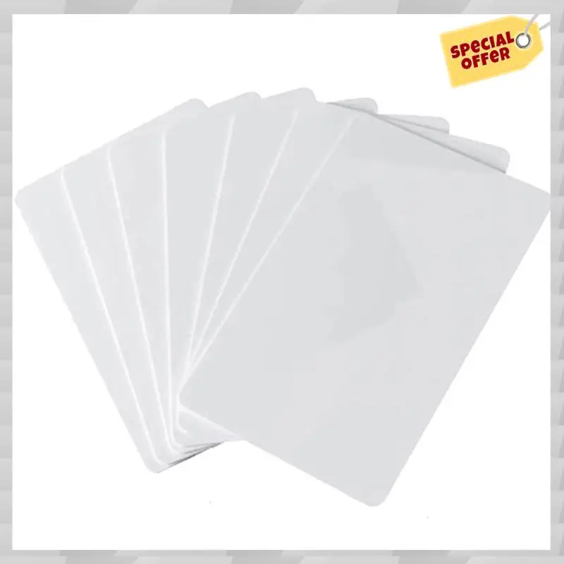 

24-часовая доставка, белая карта IC-карта, бесконтактная 13,56 МГц, 50 шт., бесконтактная карта, карта доступа, карта посещаемости, совместимость S50