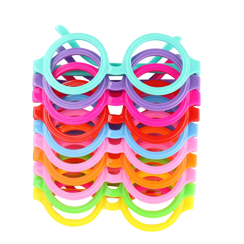 

10 Pcs Children's Glasses Frame Eyeglasses Decoration Party Supplies Toys for Toddlers Flexible Festival Pvc Prop Adornment