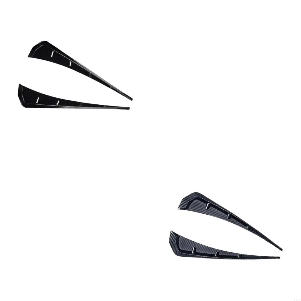 F1CF Pack Of 2 ABS Carbon fiber Guard Side Outlet Transfers Global Suitable Automobiles Trucks SUVs Automotive Outside Stylin