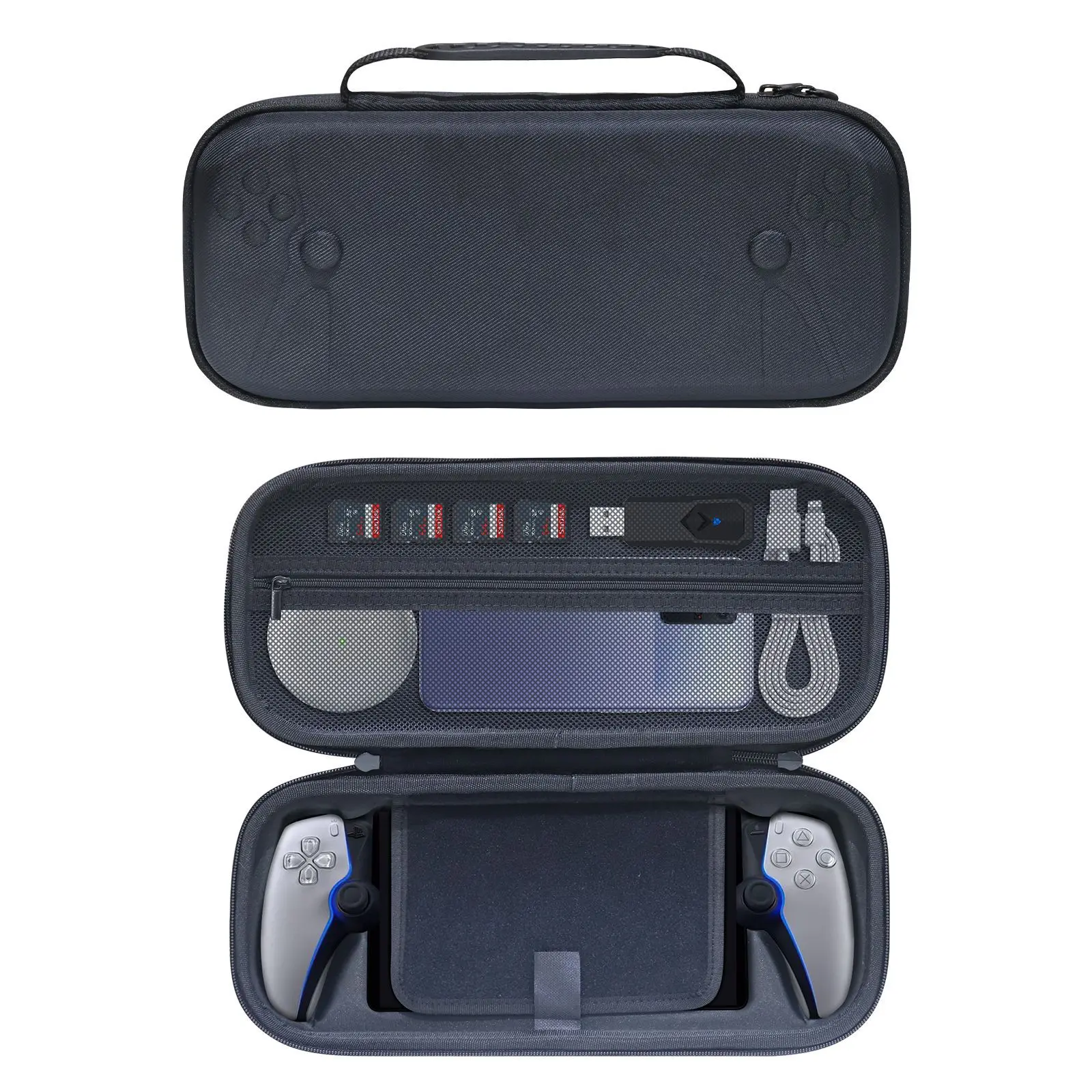 

Dropshipping New PSP Handheld Portable Storage Bag PS Portable New Handheld Portable Zipper Eva Hard Bag