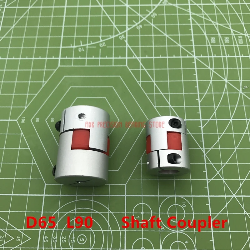

Rodamientos Diameter 65mm Length 90mm Flexible Plum Clamp Coupler D65 L90 Shaft Size From 14mm To 38mm Cnc Jaw Coupling