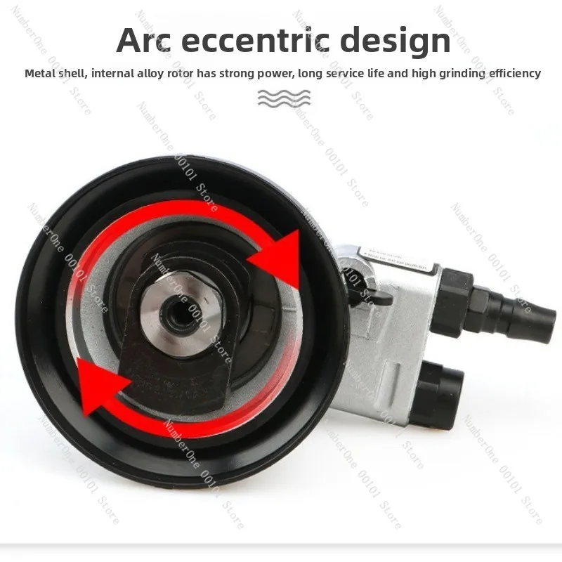 Pneumatic Grinder 5 Inch 125mm Industrial Grade Sandpaper Machine Car Beauty Polishing Waxing Machine Dry Grinder