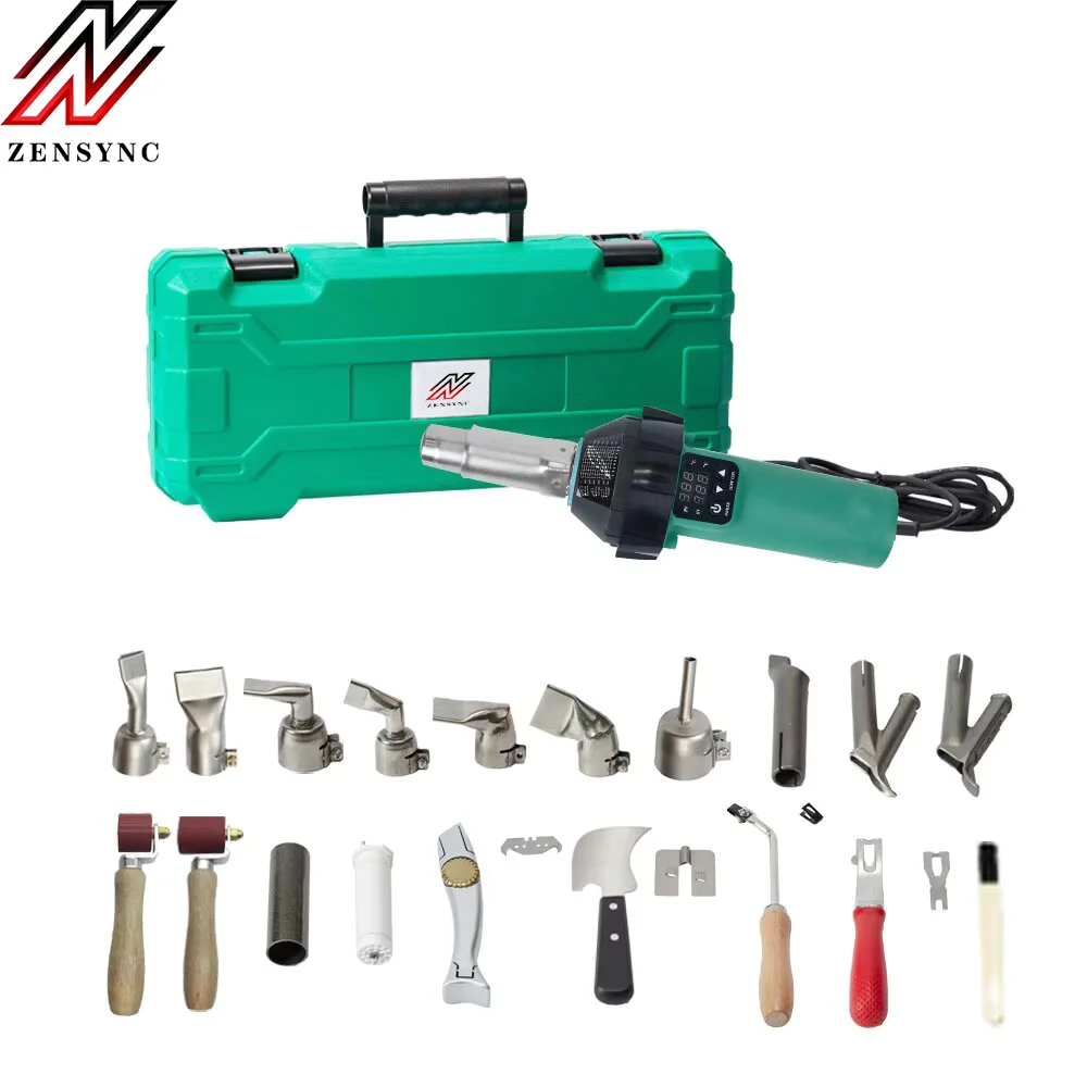 1600W Industrial Electric Hot Air Gun Digital Display Car Film Heat Gun Air Dryer for Soldering Thermal Blower Shrink Wrapping