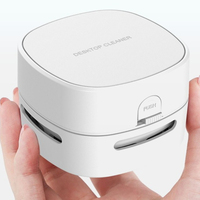 Desktop Mini Vacuum Cleaner Battery And USB Charging Type Home Office Table Sweeper Office Desk Dust Tool Computer Sweeper