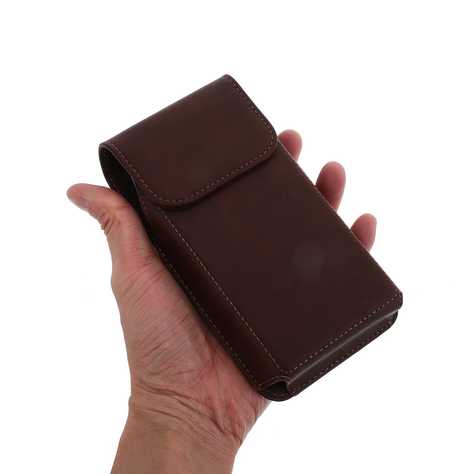 

Mobile Phone Pocket Universal Brown Pu Holder Belt Clip Case PU Phone Pouch For Belt Wallet Sports Outdoor Activities