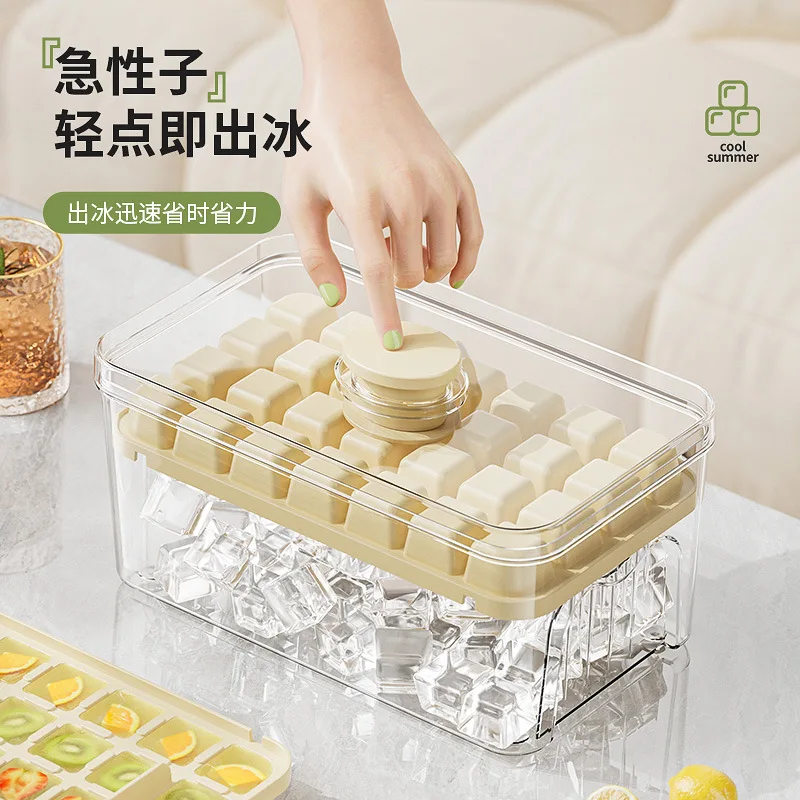 

Форма для кубиков льда Ice 28, сетка, легкий пресс, ящик для хранения, форма для изготовления замороженного эскимо, форма для шоколада, летняя форма для напитков «сделай сам», желе, прохладный чай, молоко
