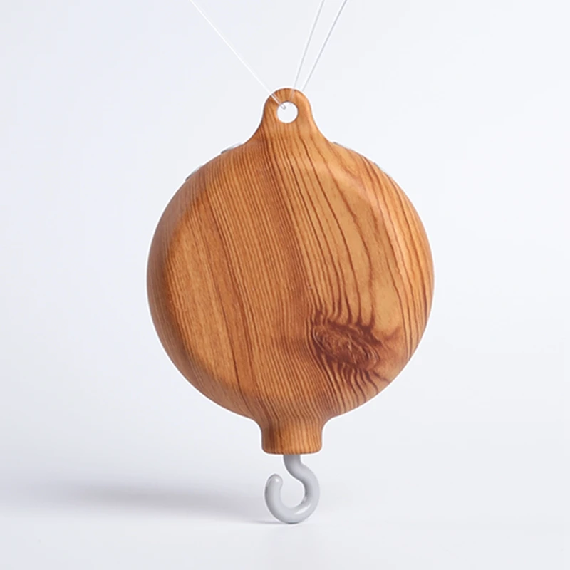 CPull Bell-Boîte à musique distante avec chansons pour bébé de 0 à 12 mois, accessoire de moteur, pendentif, jouet de pépinière, joue du bois Mars