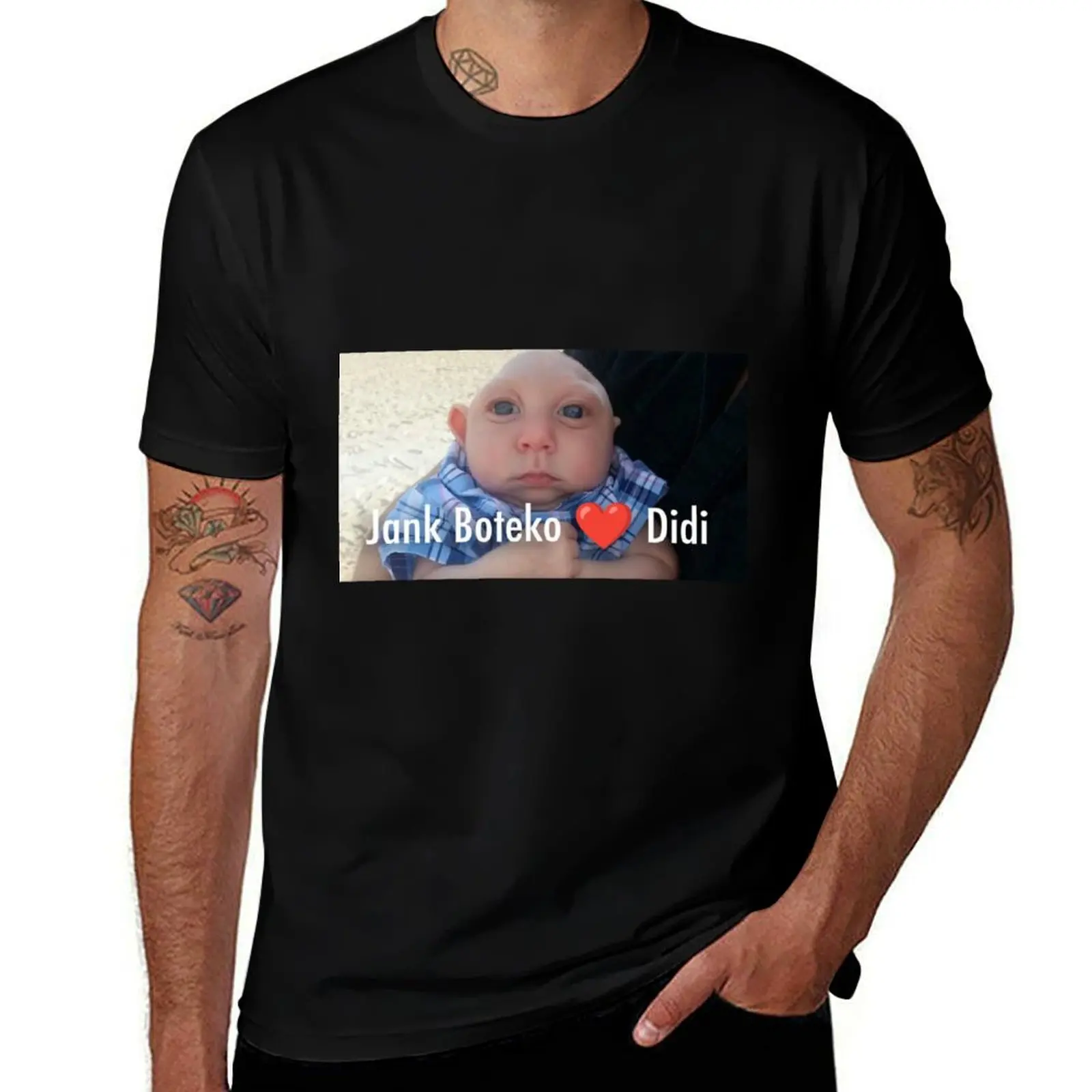 

Jank Boteko T-Shirt cheap stuff anime tshirt baggy shirts Men's cotton t-shirt
