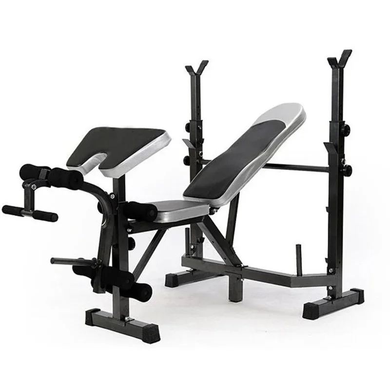 New unisex weight lifting adjustable bench Home Fitness Equipment  dumbbell storage bench with rack and bench press