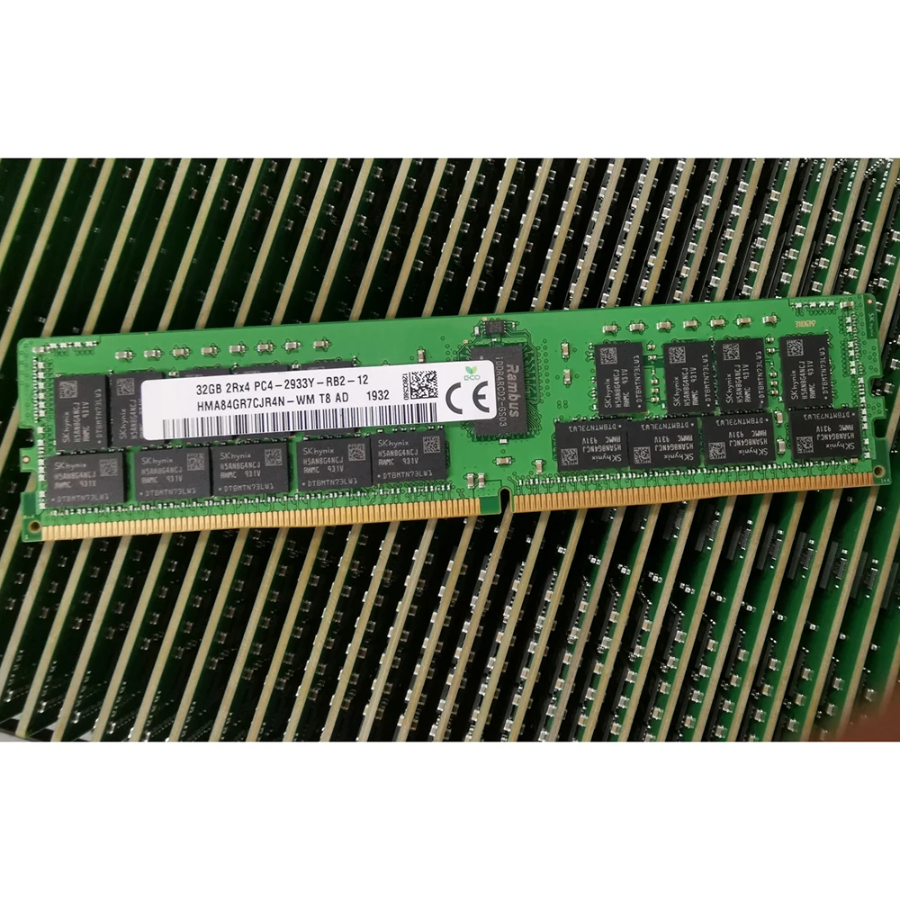 

1PCS RAM 32G 32GB 2RX4 PC4-2933Y-RB2 DDR4 For SK Hynix Memory HMA84GR7CJR4N-WM