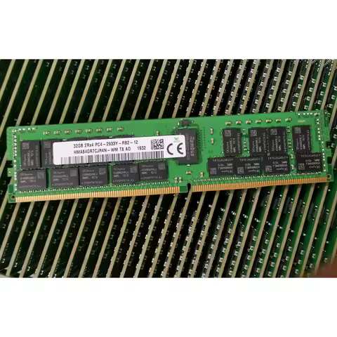 1PCS RAM 32G 32GB 2RX4 PC4-2933Y-RB2 DDR4 For SK Hynix Memory HMA84GR7CJR4N-WM