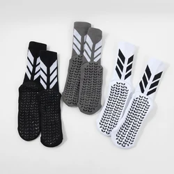 1 pair of socks football socks men's anti slip hospital yoga anti slip training sports socks