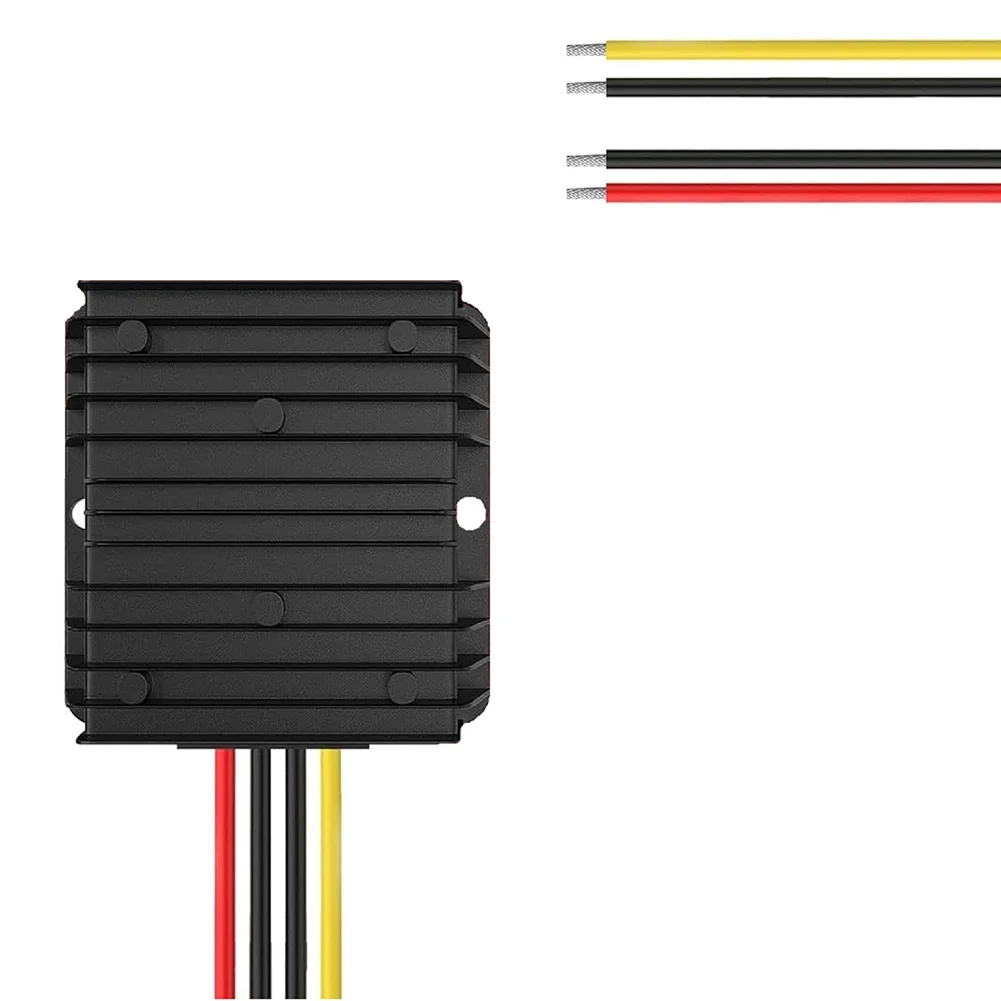 240W 24V Input to 12V Output 20A DC-DC Converter IP68 Waterproof for Golf Cart Bus Vehicle LED Strip and Audio