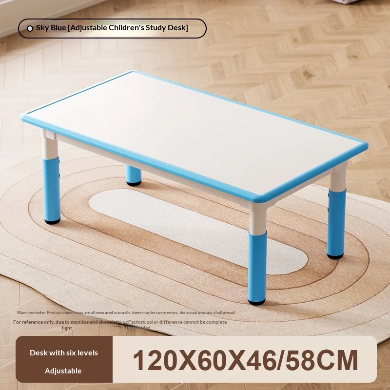 مكتب دراسة للأطفال ارتفاع قابل للتعديل مكتب دراسة خشبي طاولة أنشطة مونتيسوري الفصول الدراسية المنزل طاولة أطفال رياضية #6