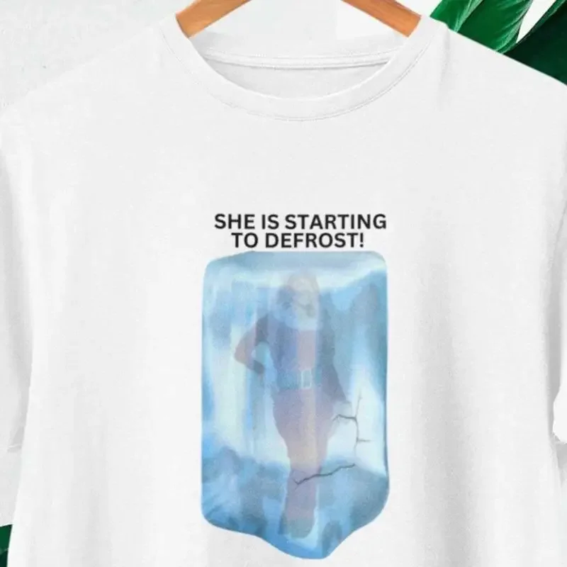 She Is Starting To Defrost T Shirt All I Want For Christmas You Mar