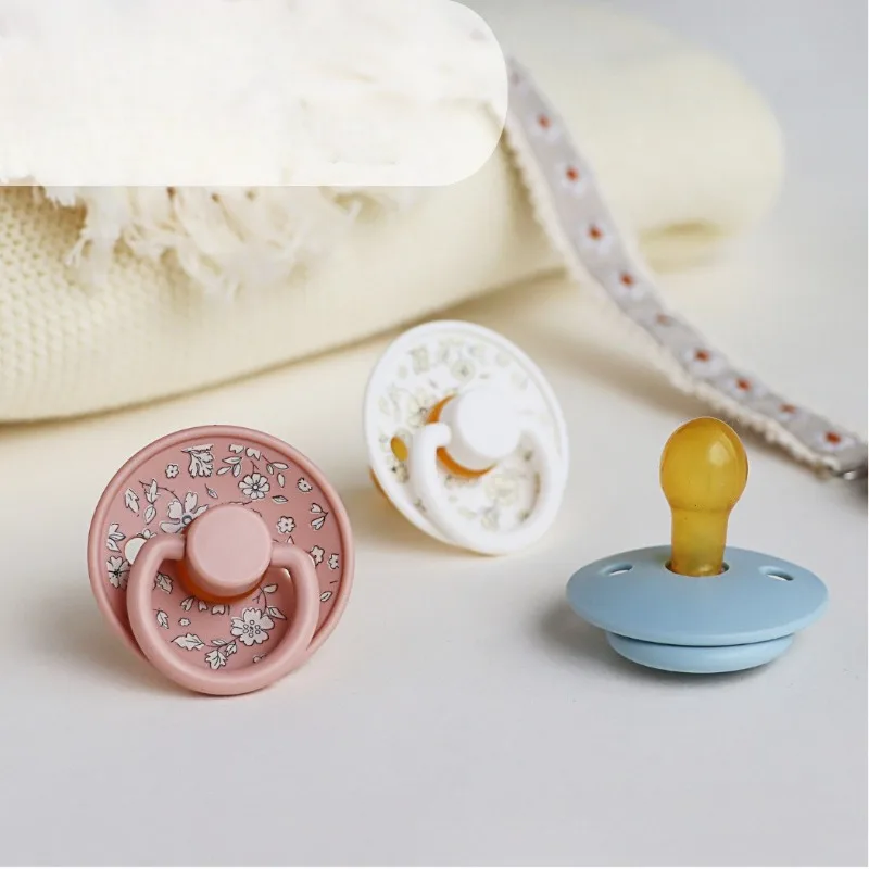 

Ультра-мягкая детская соска из натурального латекса с принтом, похожая на грудь, приятный для сна прорезыватель