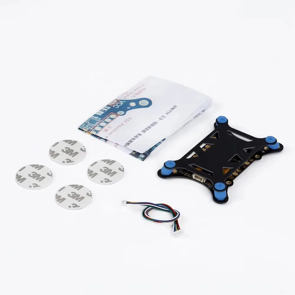 5 in 1 Schokdemper Demping Plaat Geïntegreerde Power Module ESC Stroomverdeelbord 5 V & 12 V BEC voor DIY FPV APM PX4