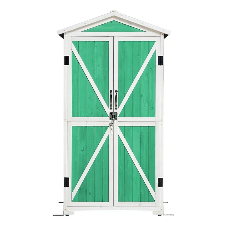 

Домик для инструментов, водонепроницаемый сарай с несколькими отделениями, уличный деревянный сарай для хранения на открытом воздухе