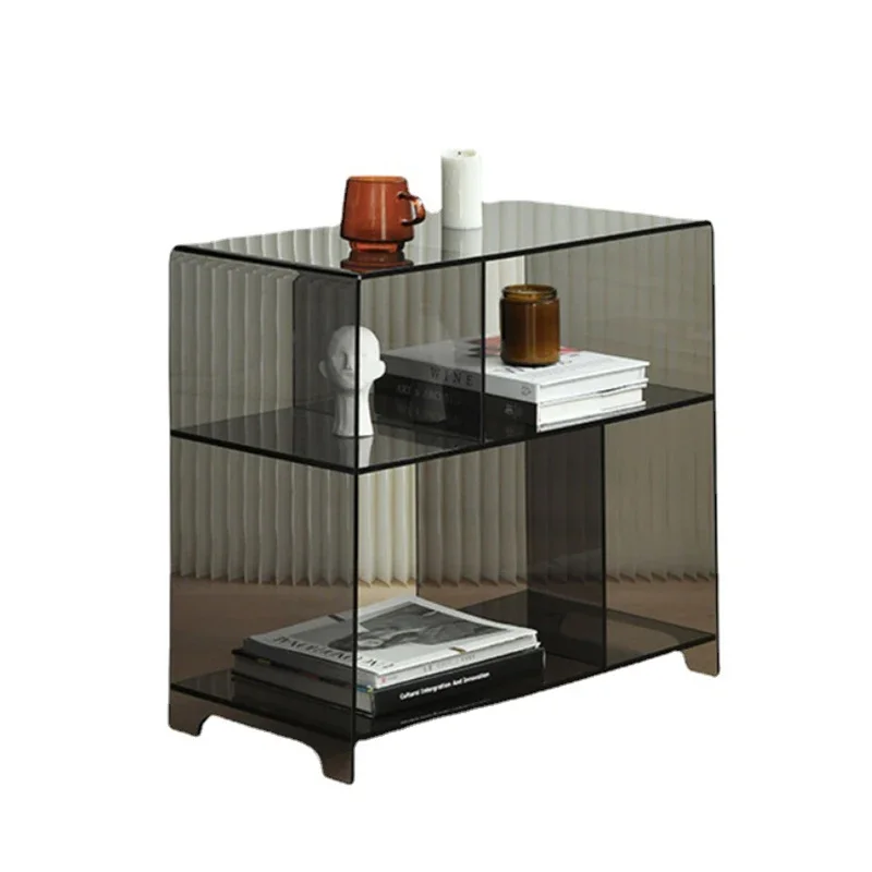 Mini Acryl Couchtisch Mobile Lagerung Luxus Design Schlafzimmer Transparent Kaffee Schrank Wohnzimmer Nordic Mobili Möbel