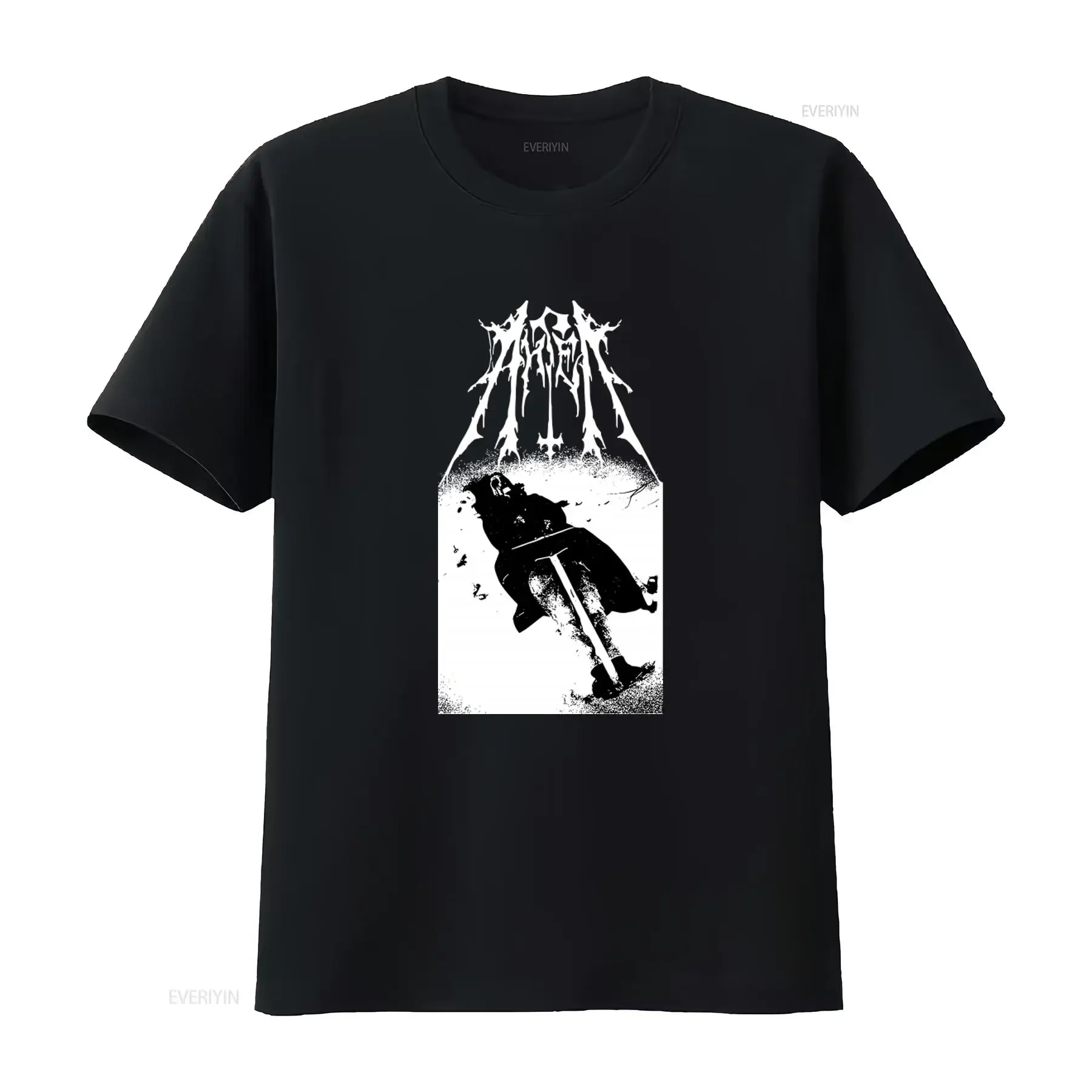 Angel Ангел Black Metal Inspired XL Lifelover Mutiilation Xasthur Leviathan T Shirt vintage Washed designer clothes