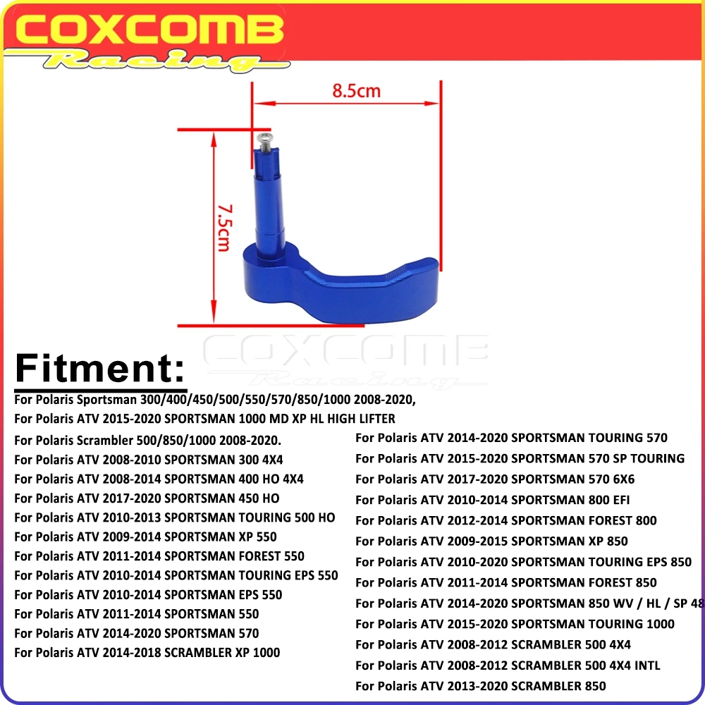 Quad Bike Handlebar Thumb Throttle Accelerator Lever Controller For Polaris SPORTSMAN SCRAMBLER 300 400 450 500 550 570 850 1000