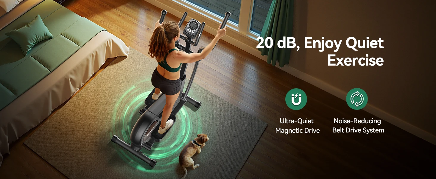 elliptical exercising machine