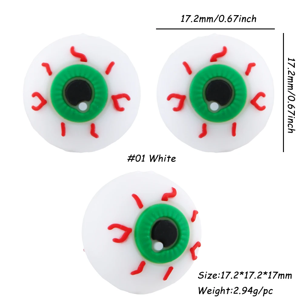 8pcs 3D Silicone Focus Beads Animals Bee Frog Stereoscopic Model For Jewelry Making DIY Bracelets Jewelry KeyChain Accessories view 5