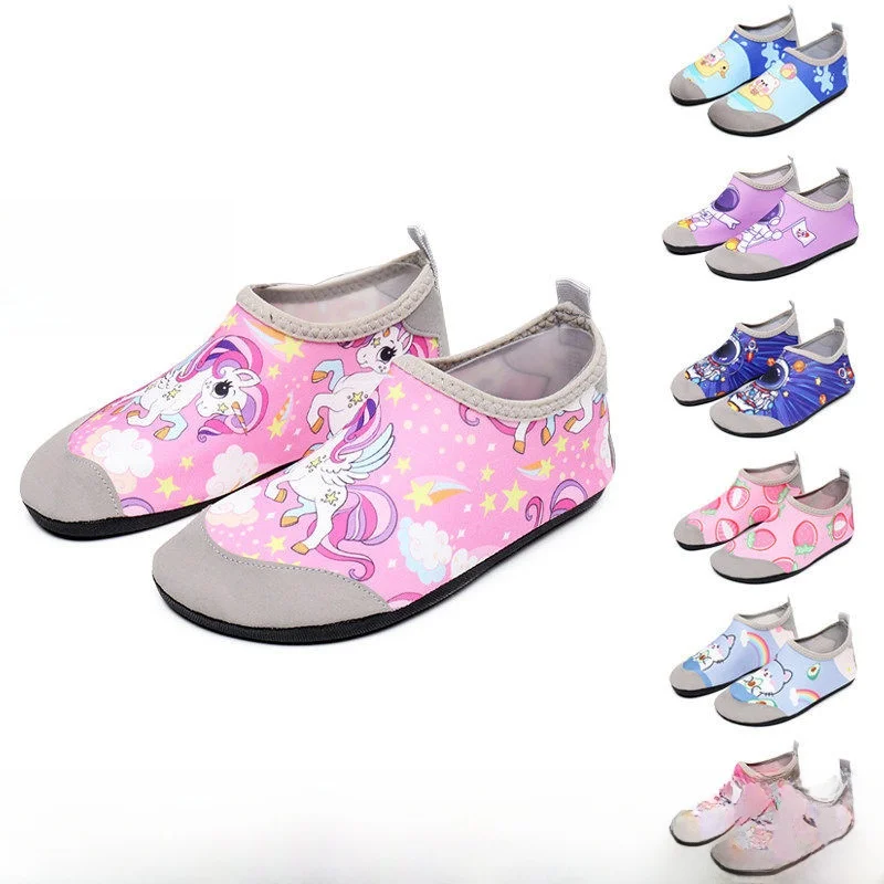 

Children's Diving oes Qui Dry Water oes ex Snorkeling oes Anti Slip Beach Sandals Str Truing oes Barefoot ...