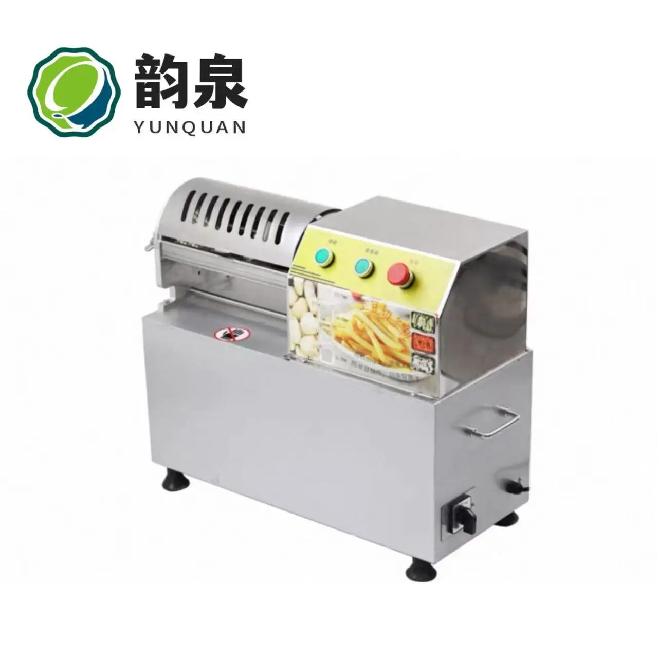 Fruit and Vegetable Strip Cutter Automatic Potato Dicer/Slicer for Vegetable Processing Plant Eco-Friendly Motor