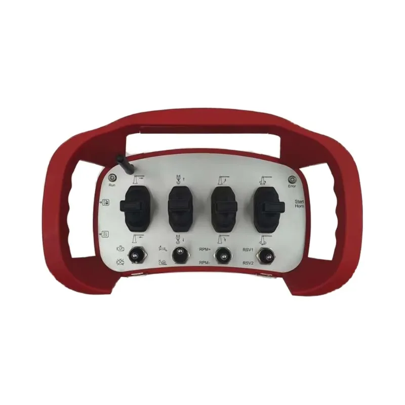 Custom-Made 24V Truck-Mounted 4-Button Silicon Keypad Wireless Intelligent Rechargeable Battery 100m Control Distance Remote