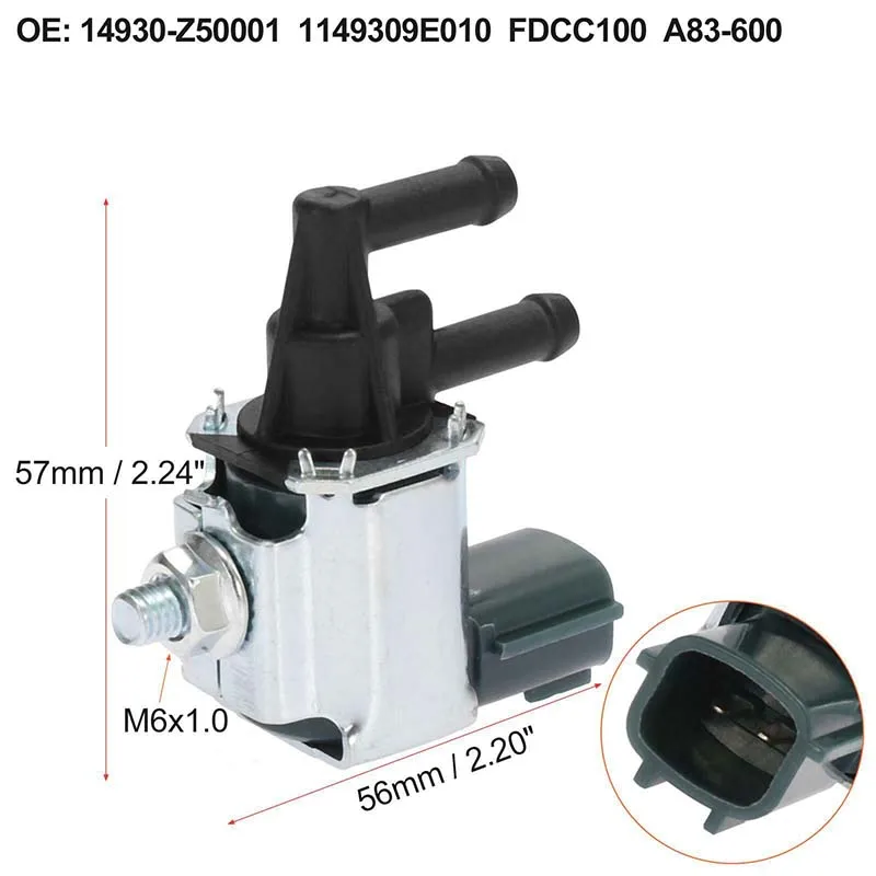 New Purge Volume Control Solenoid VSV Valve 1149309E010 14930-Z50001 for Nissan 350Z ALTIMA SENTRA INFINITI