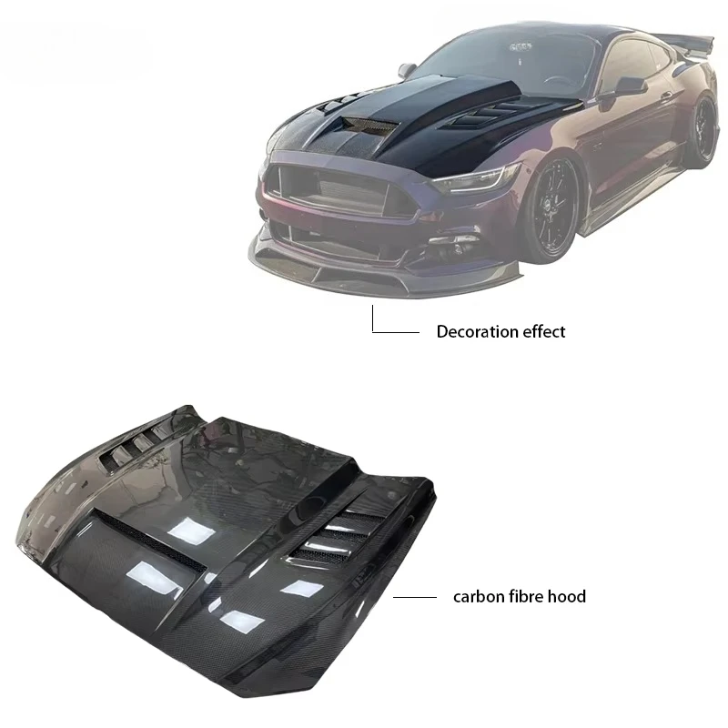 Brand New Full Carbon Terminator TF Style Hood for 2015-2023 & 2024+, Durable & Lightweight 2