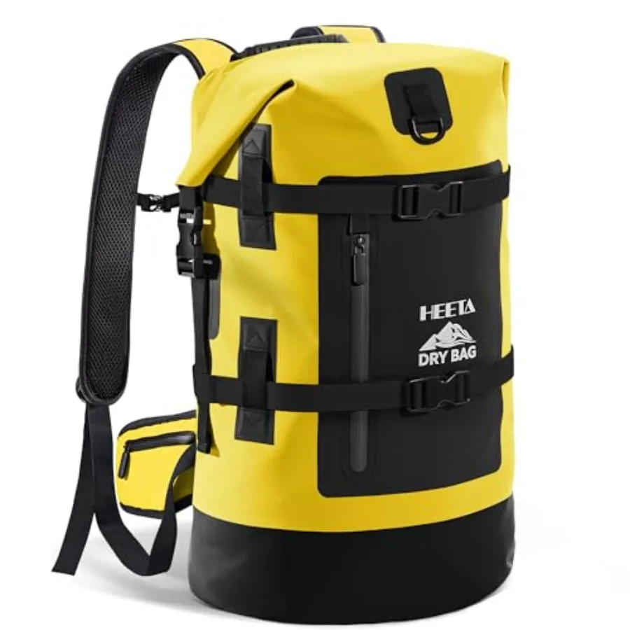 

Dry Bags Waterproof Backpack 40L for Men and Women Roll Top Heavy Duty Cushioned Hiking Backpack for Kayaking Boating Paddle Bo