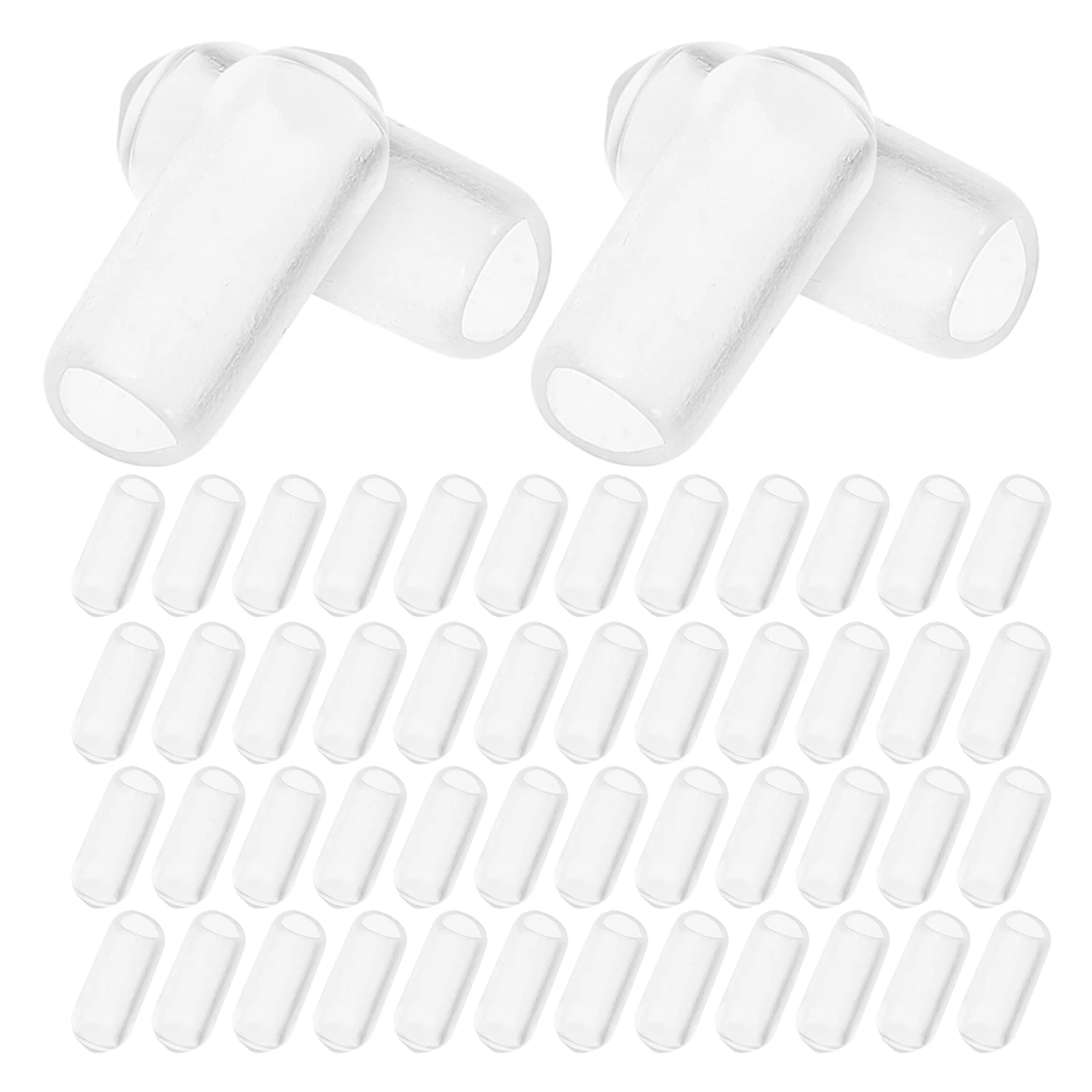 

200Pcs Headband Protector Tips Rubber End Caps Hair Band Replacement Ear Tip Covers 25Mm Inner Diameter Soft Comfortable DIY