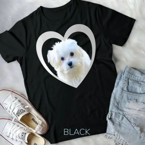 Maltese Tshirts - Maltese Dog - Maltese T-Shirt Unisex T-shirt