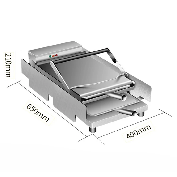 Kommerzielle elektrische Burger Shop Batch Brötchen Toaster Hamburger Grill maschine