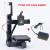 EasyThreed 3D Printer Entry Level Compatible with PLA TPU 1.75mm Filament include Power Adaptor. 5