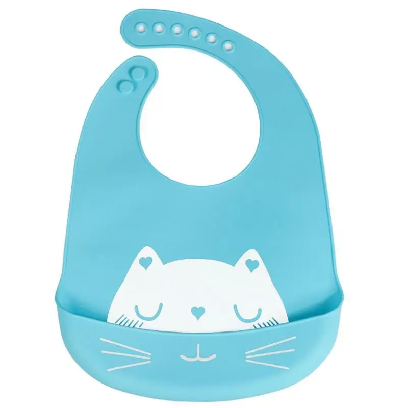 Bib especial de silicone para bebês e crianças pequenas, Baby Meal Pocket, Saliva Bib, impermeável e anti-sujo Saliva Pocket