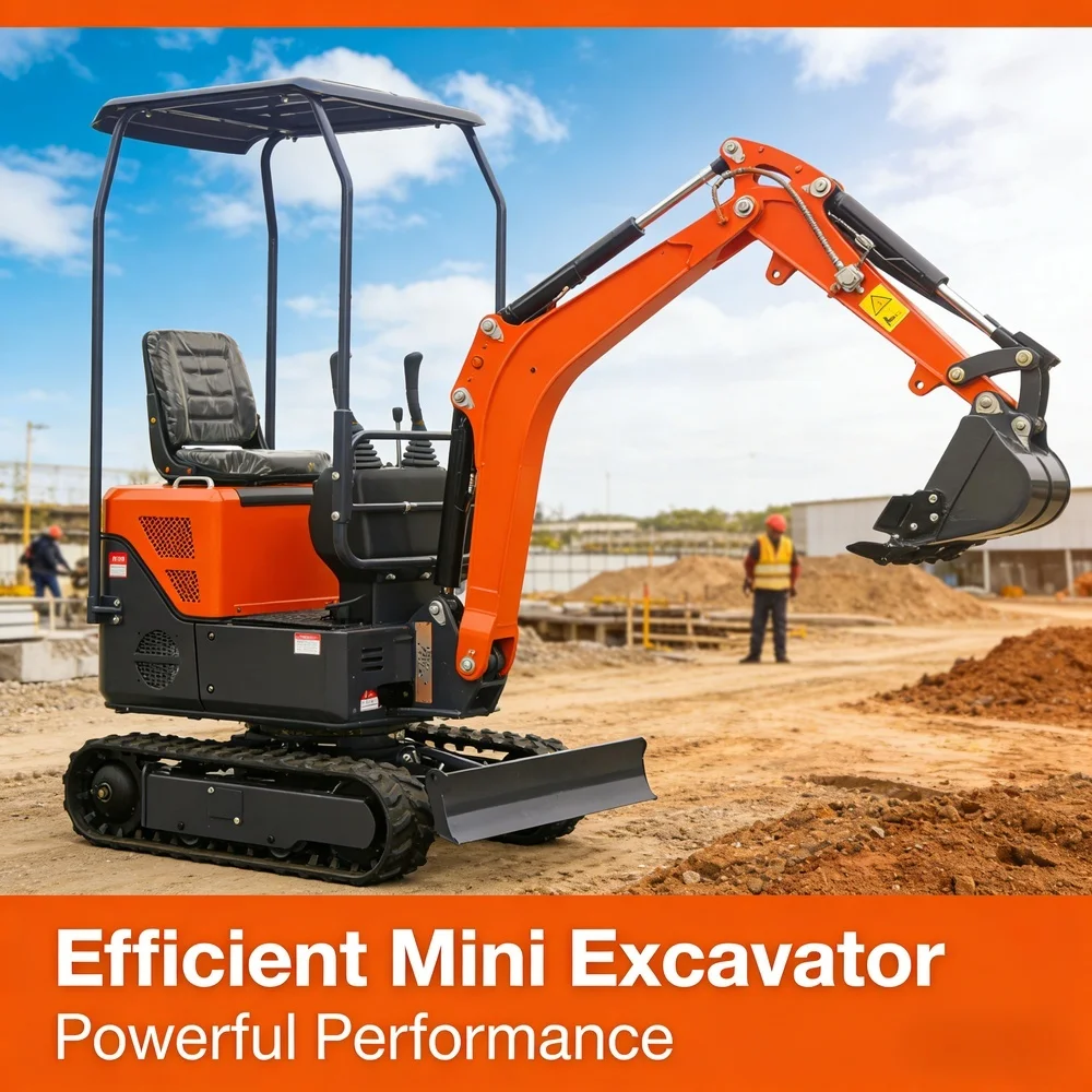 

Hydraulic Crawler Mini Excavator High Earthwork Efficiency 2.0 Ton Small Digger CE EPA Certified for Road Building Projects