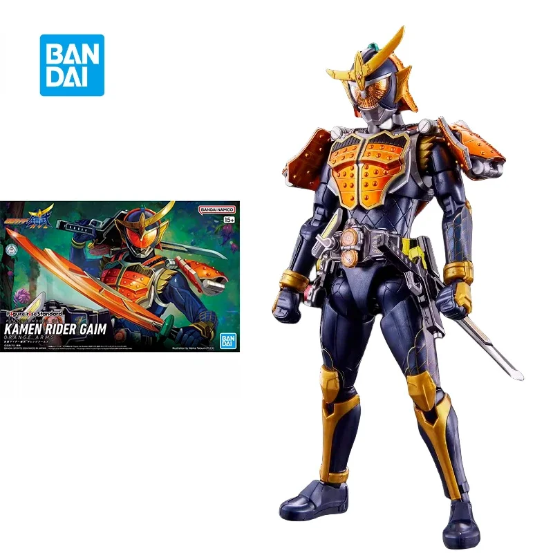 In Stock Original Bandai Rise Standard Masked Kamen Rider Model Gaim Anime Action Figure Pvc Doll Collectible Toys Hoilday Gifts