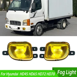 92201-5H000 92202-5H000 Car Front Bumper Fog Light Fog Lamp Foglight With Halogen Bulbs For Hyundai HD45 HD65 HD72 HD78 Truck