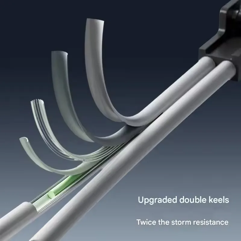 Fully Automatic Enlarged Umbrella for Heavy Rain Men's Large Reinforced Thickened Reverse Folding Car-mounted Storm-resistant - view 5
