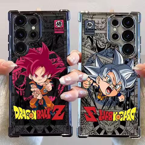 DBZ Dragon BALL Phone Case for Samsung Galaxy S21 Plus S20 FE S24 S22 Ultra S25 Edge S23 Clear Cover