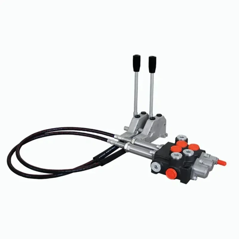 Hydraulic Joystick for Tractor Loader Front End Control Parts, Universal Fit Hydraulic Control Lever with Mounting Bracket