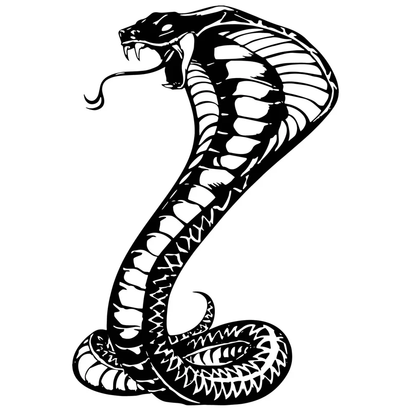 

Creative Personality Reptile Snake Car Stickers Fashion Car Motorcycle Waterproof Sunscreen Scratch Boat Taptop Die Cut Decals
