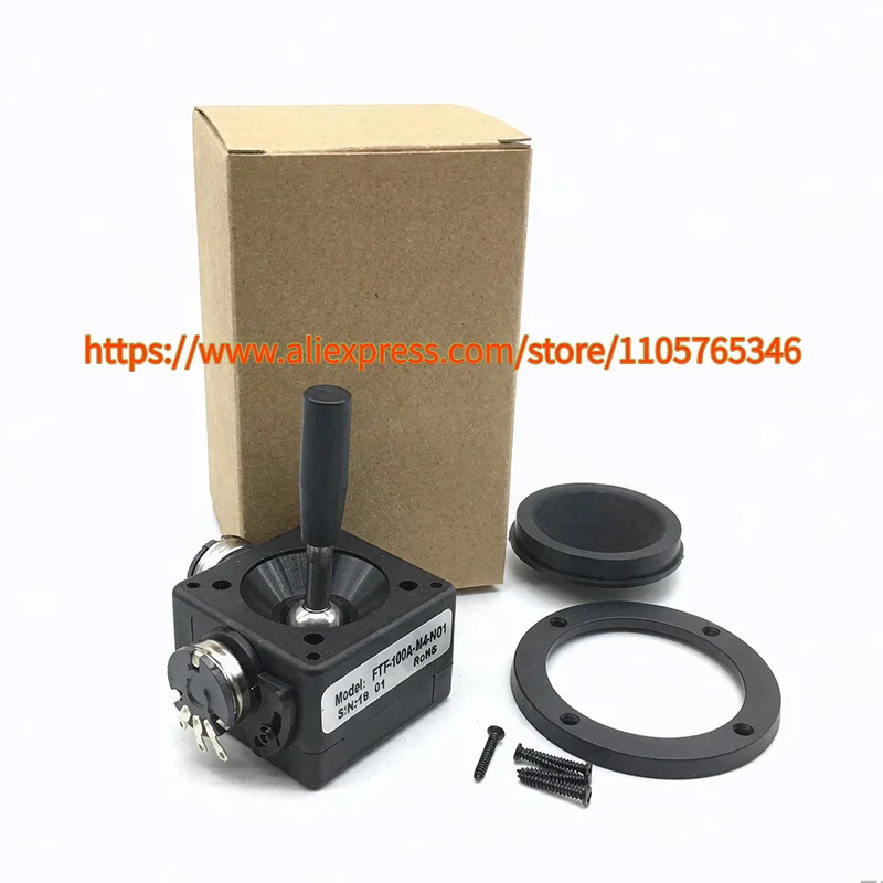 1pcs Sealed 2 Axis Joystick Potentiometer 10K Ohm No Auto Return 360 Degree for Stage Light Console Controller